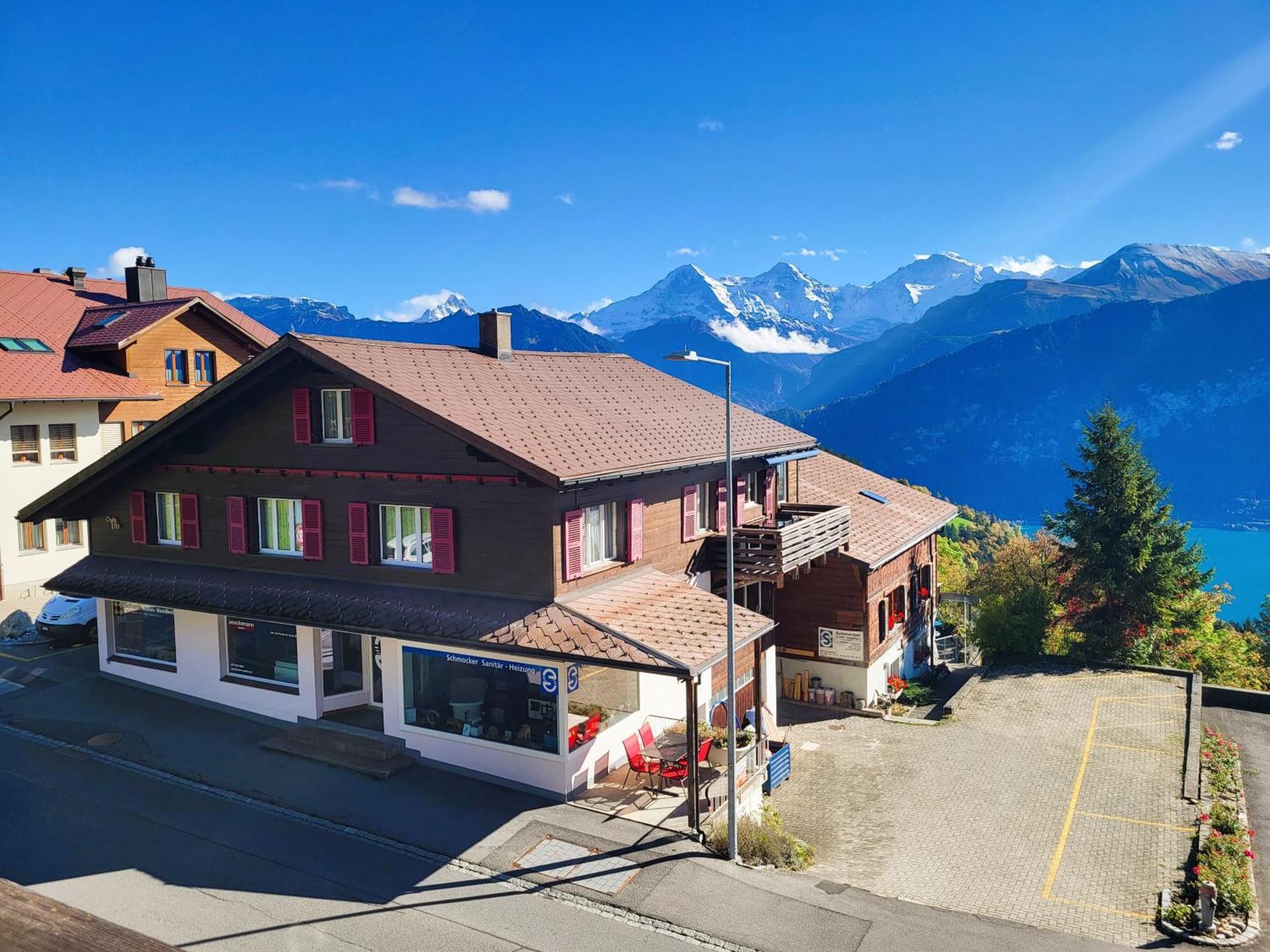 Chalet Lilo 4 Zimmer big View Beatenberg Exterior foto