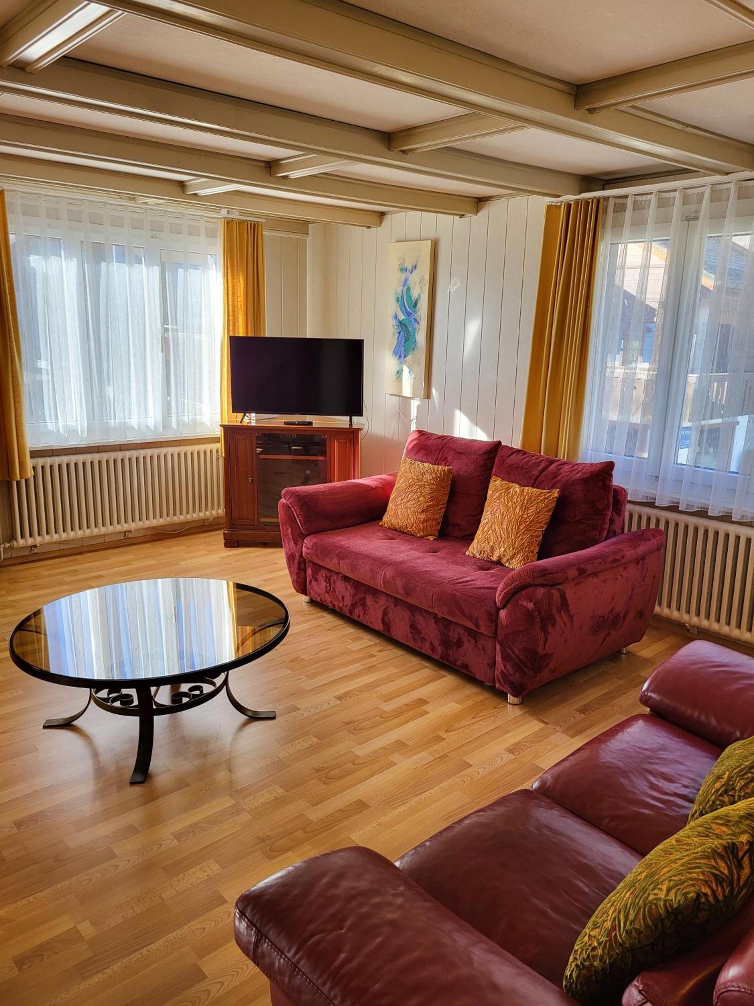 Chalet Lilo 4 Zimmer big View Beatenberg Exterior foto