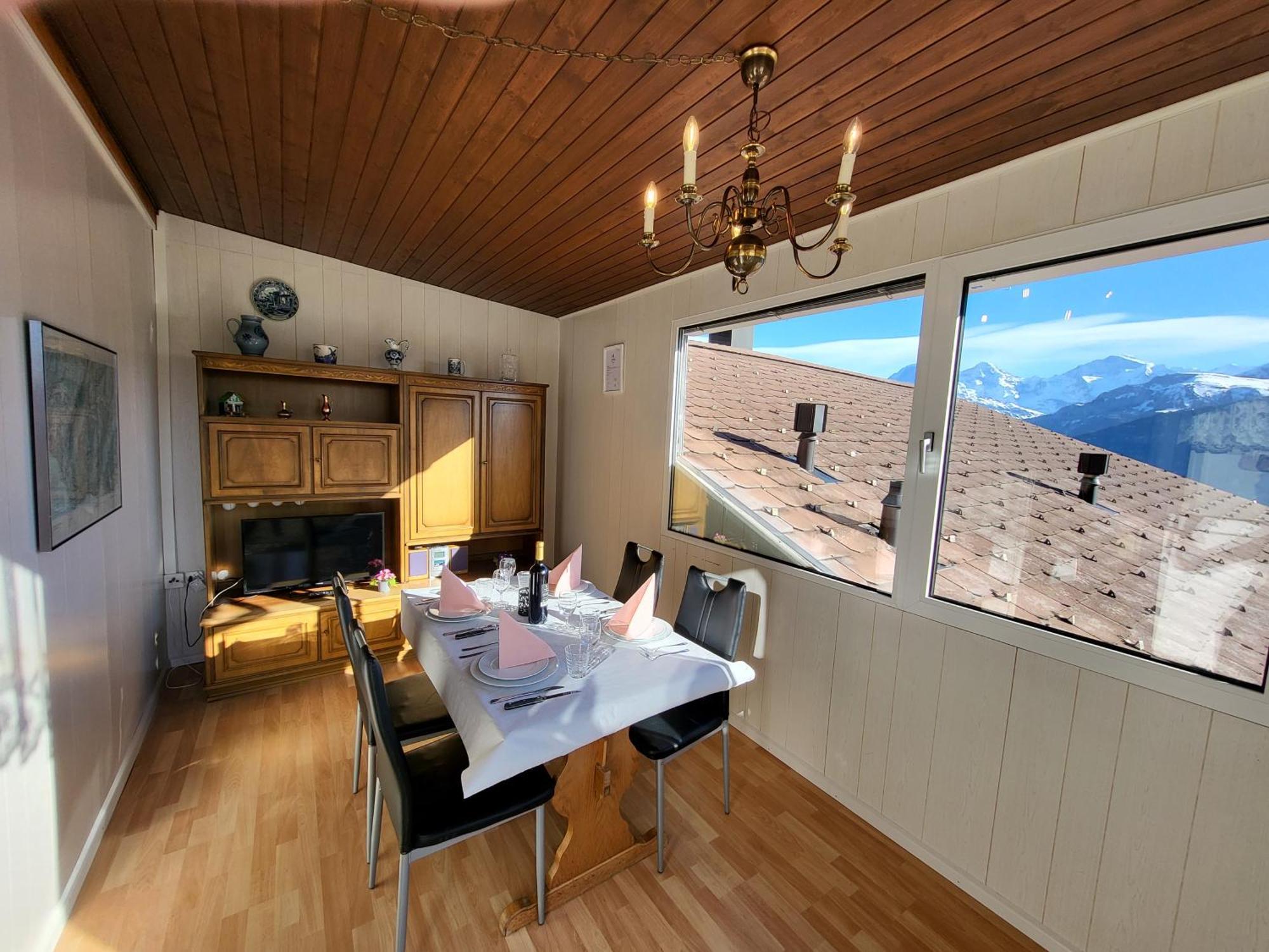 Chalet Lilo 4 Zimmer big View Beatenberg Exterior foto